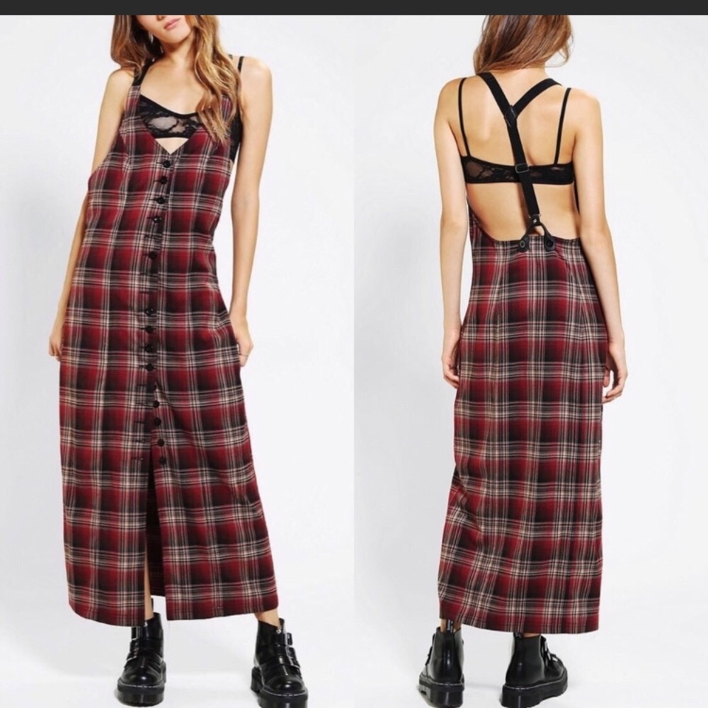 ISO UNIF nevermind grunge plaid dress